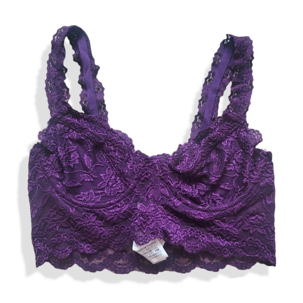 Forever 21 Bralette | Purple Lace Bralette Top | Size Small